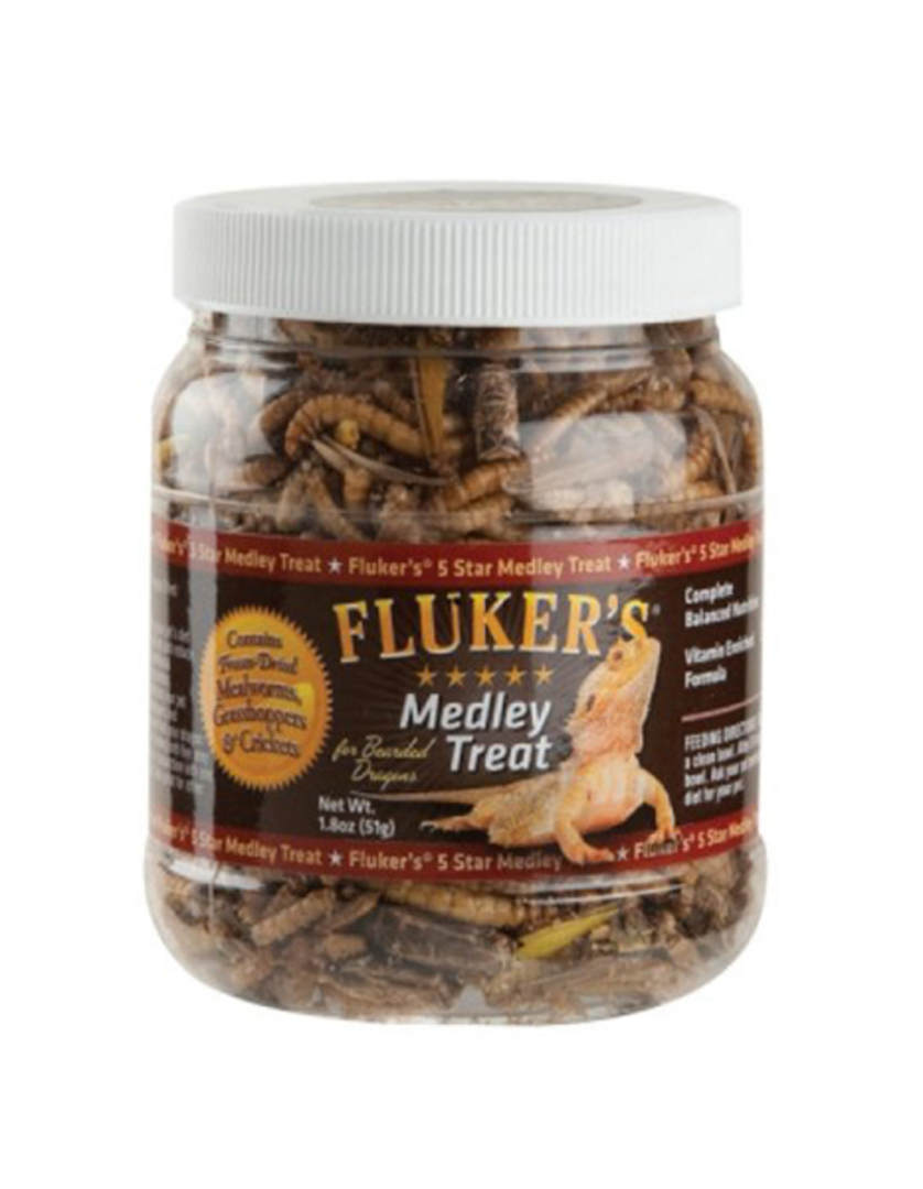Fluker's  Freeze Dried Medley Treat Bearded Dragon image 0